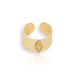 Anillo EDNA Acero Dorado