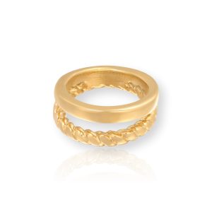 Anillo FLAVIE Acero Dorado