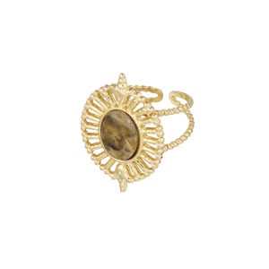Anillo GALILEA Acero Dorado