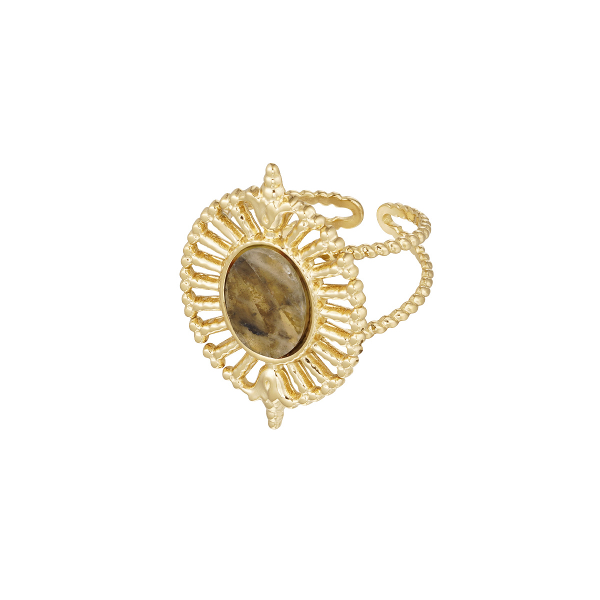 Anillo GALILEA Acero Dorado