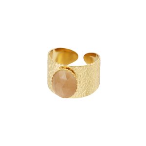 Anillo GIANNA Acero Dorado
