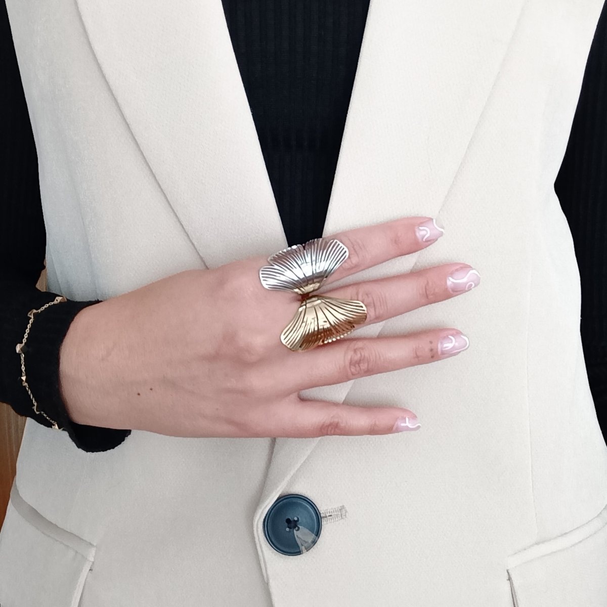 Anillo AISHA Acero - Imagen 5