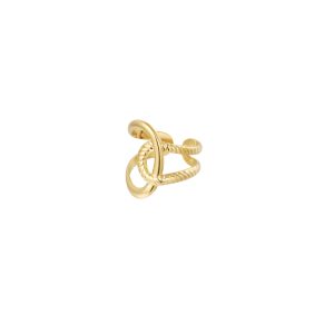 Anillo LITZY Acero Dorado