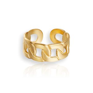 Anillo NOLAN Acero Dorado