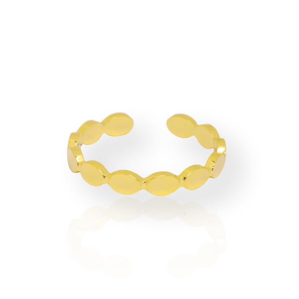 Anillo ONDINE Acero Dorado