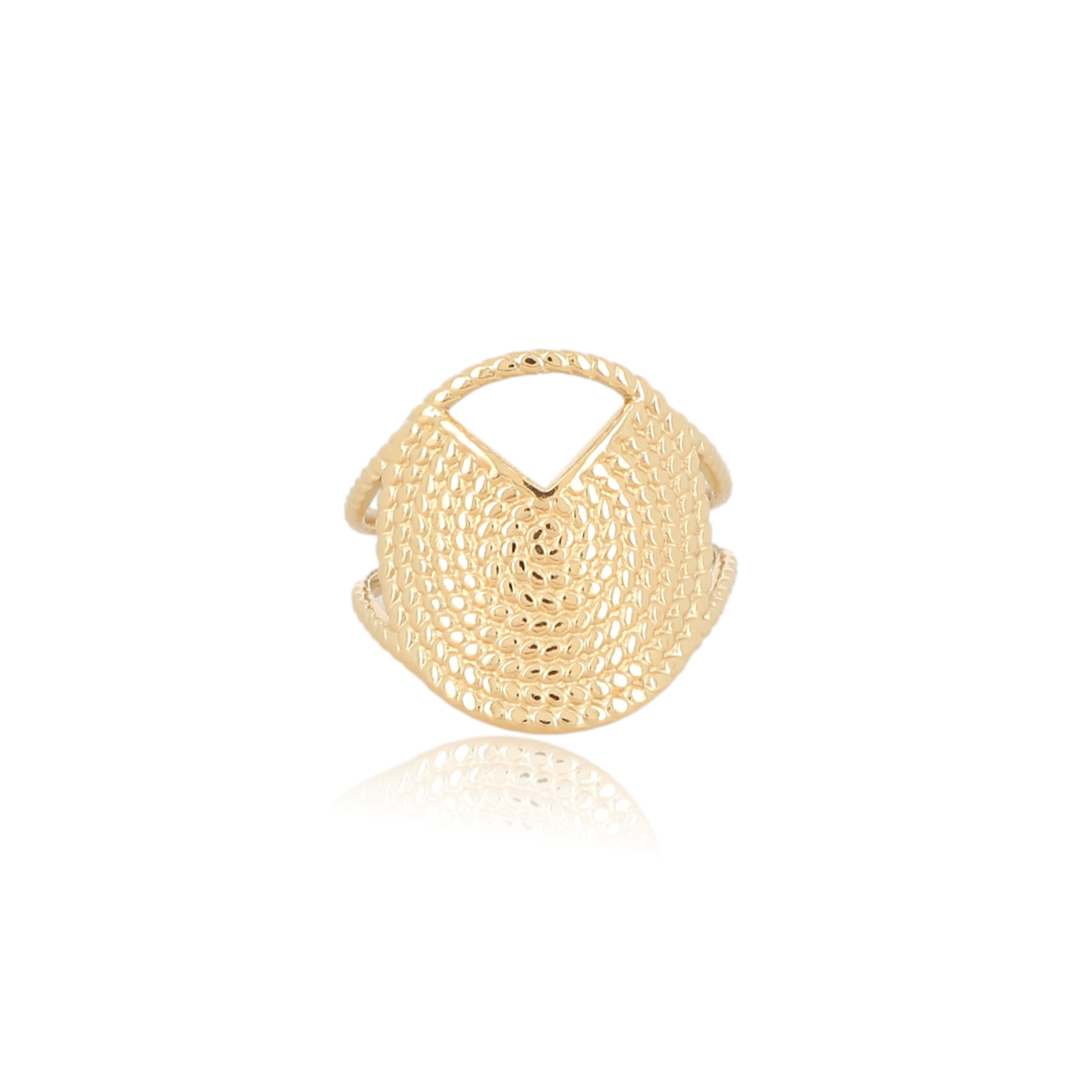 Anillo PARIS Acero Dorado
