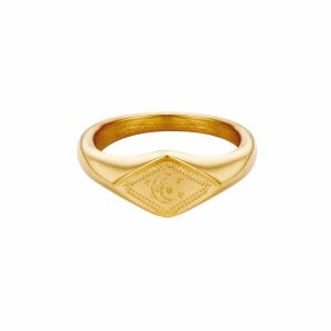 Anillo SABINE Acero Dorado