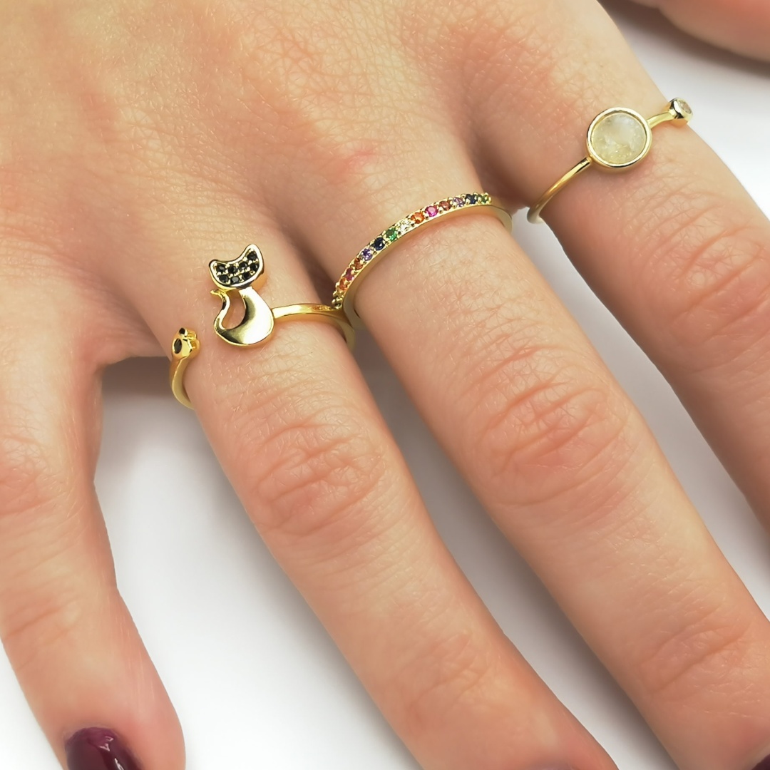 Anillo ROSHAN Oro - Imagen 3