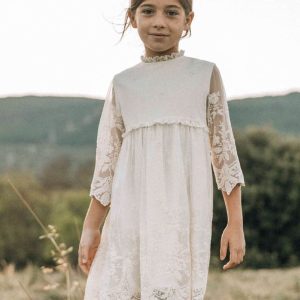 Vestido Francia manga francesa