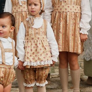 Pichi Baviera – Estampado rayada campestre – T. 14