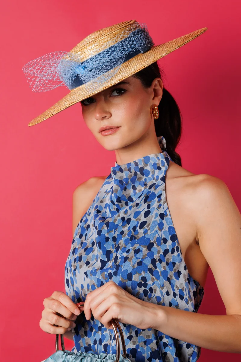 Canotier Carla azul - Imagen 3