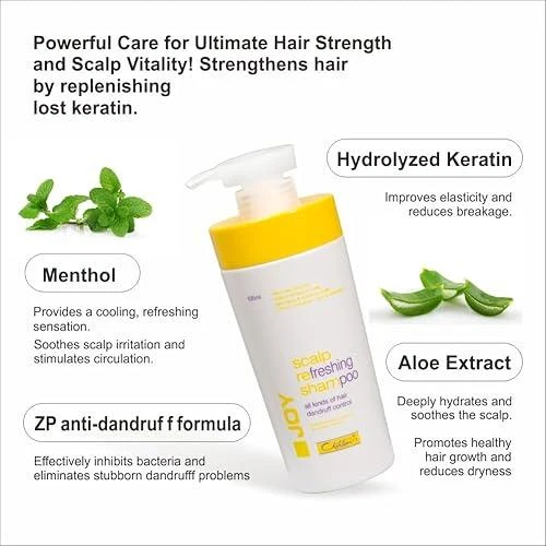 Chihtsai Joy Scalp Refreshing Shampoo – 535 ml | Frescura y Equilibrio para el Cuero Cabelludo - Imagen 3
