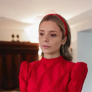 Diadema Carolina petite roja