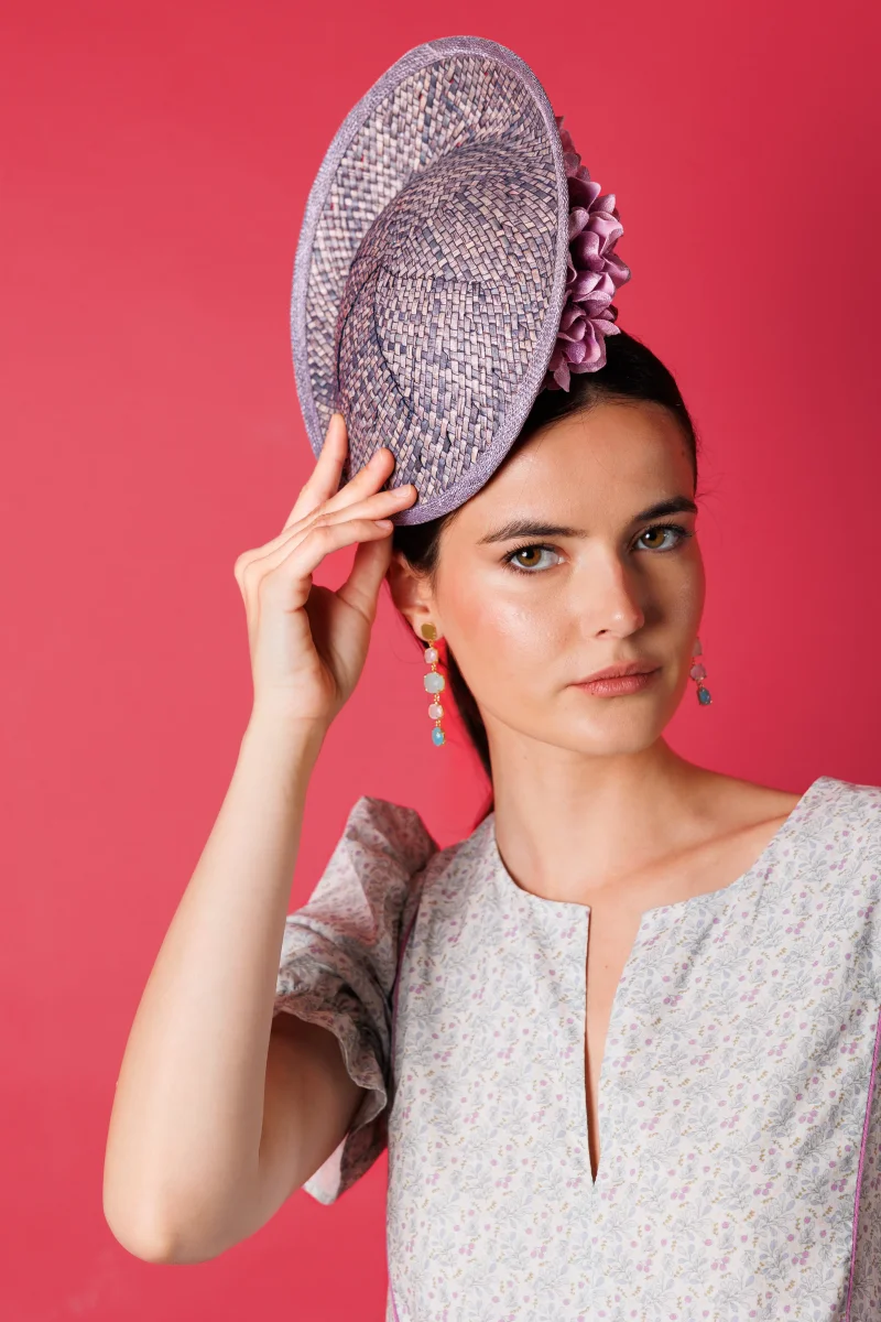 Tocado Colette lila - Imagen 4