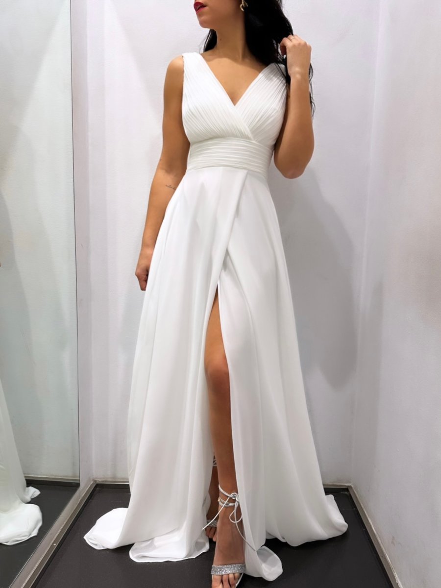 Vestido Analia Abertura Novia - Imagen 4