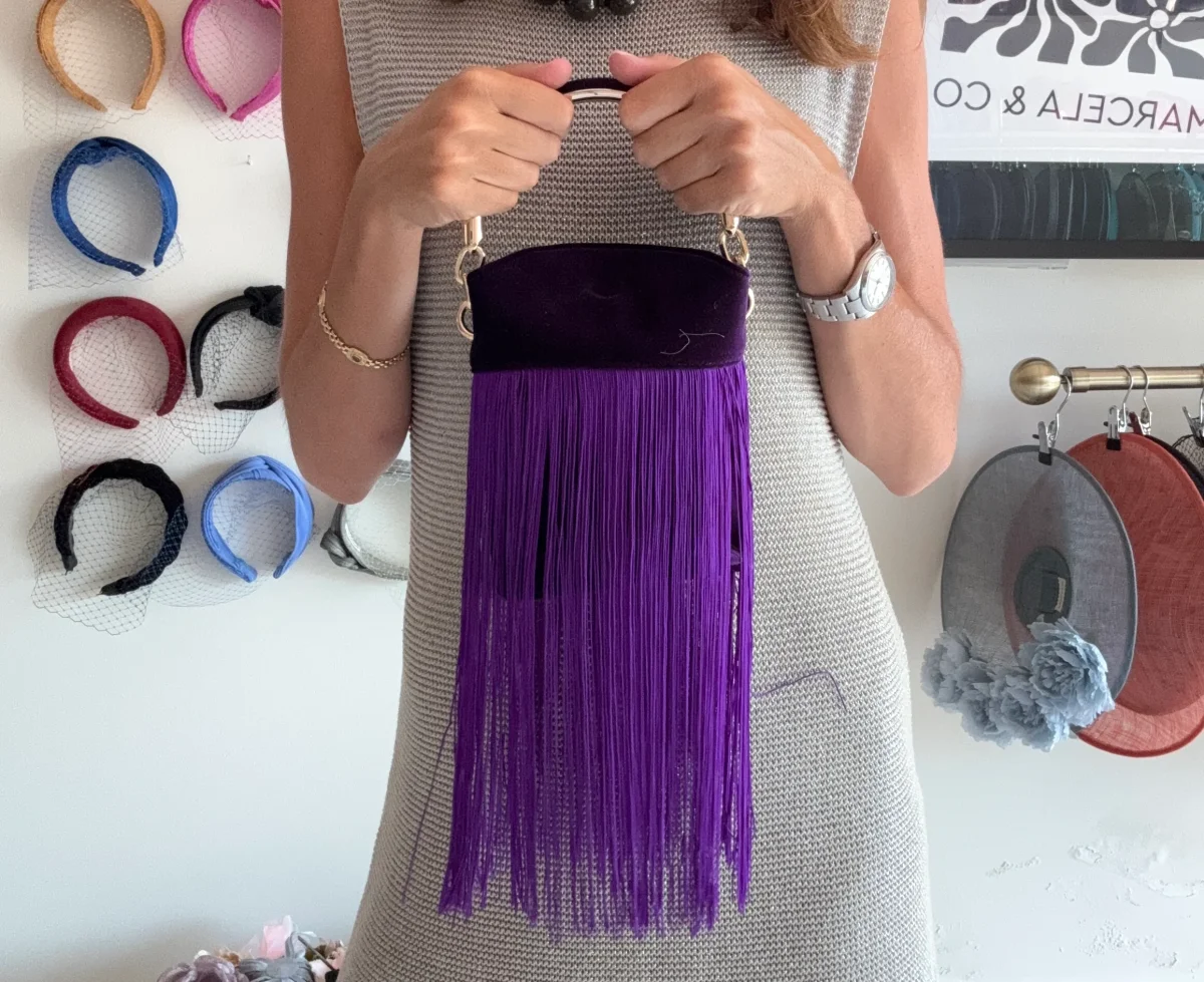 Bolso Charlestone morado - Imagen 3