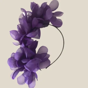 Diadema Halfpetalines morado