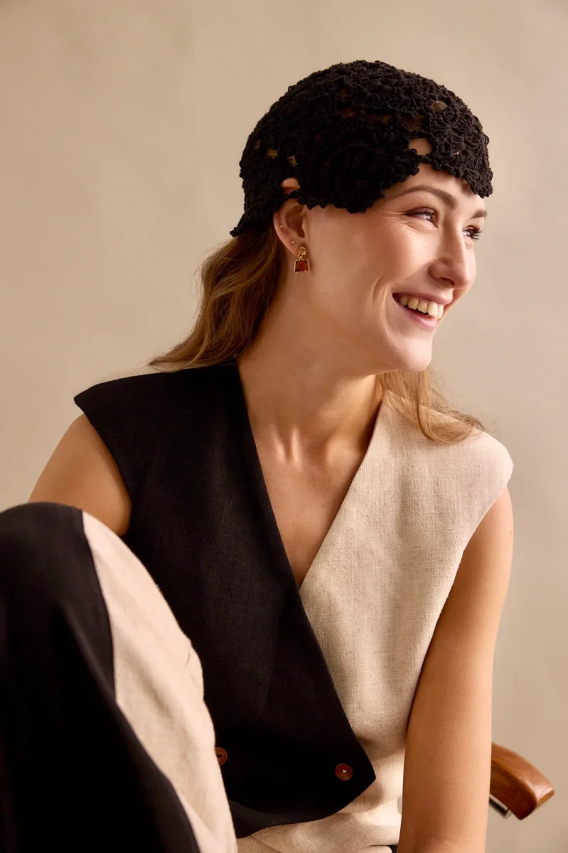 Casquete Tejido negro - Imagen 3