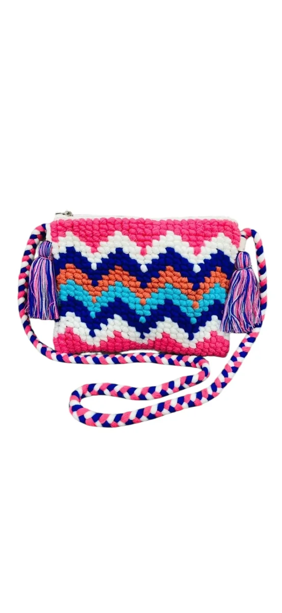 Bolso Bohol azul y rosa - Imagen 3
