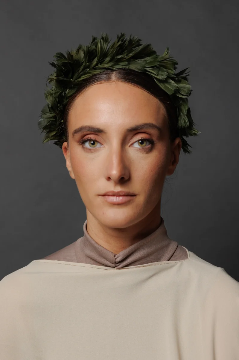 Diadema Periquita verde oscuro - Imagen 4