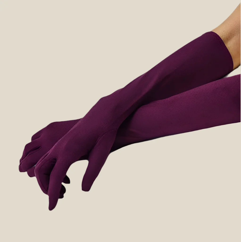 Guantes largos Vino - Imagen 2