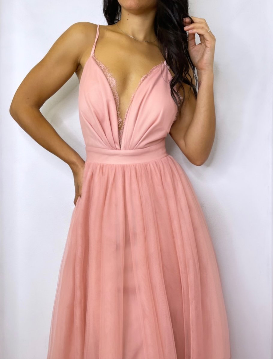 Vestido Tul Encaje - Imagen 6