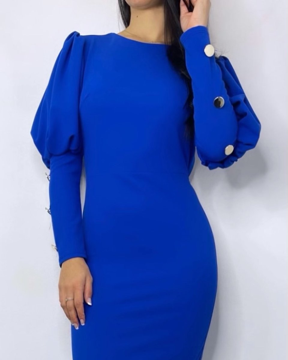 Vestido Midi Botones - Imagen 7