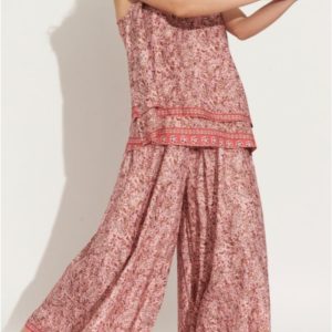 Mujer – Conjunto estampado SEDA blusa y pantalón