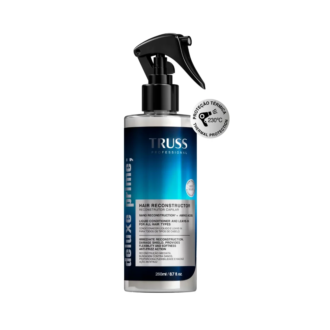 TRUSS Deluxe Prime Hair Reconstructor – 260 ml Reconstructor capilar multifuncional para cabello dañado, quebradizo y tratado químicamente - Imagen 2