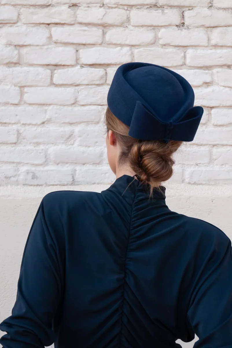 Tocado Casquete Olga Marino - Imagen 4