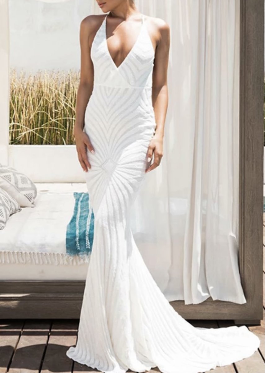 Vestido Shine Tirantes Novia - Imagen 6