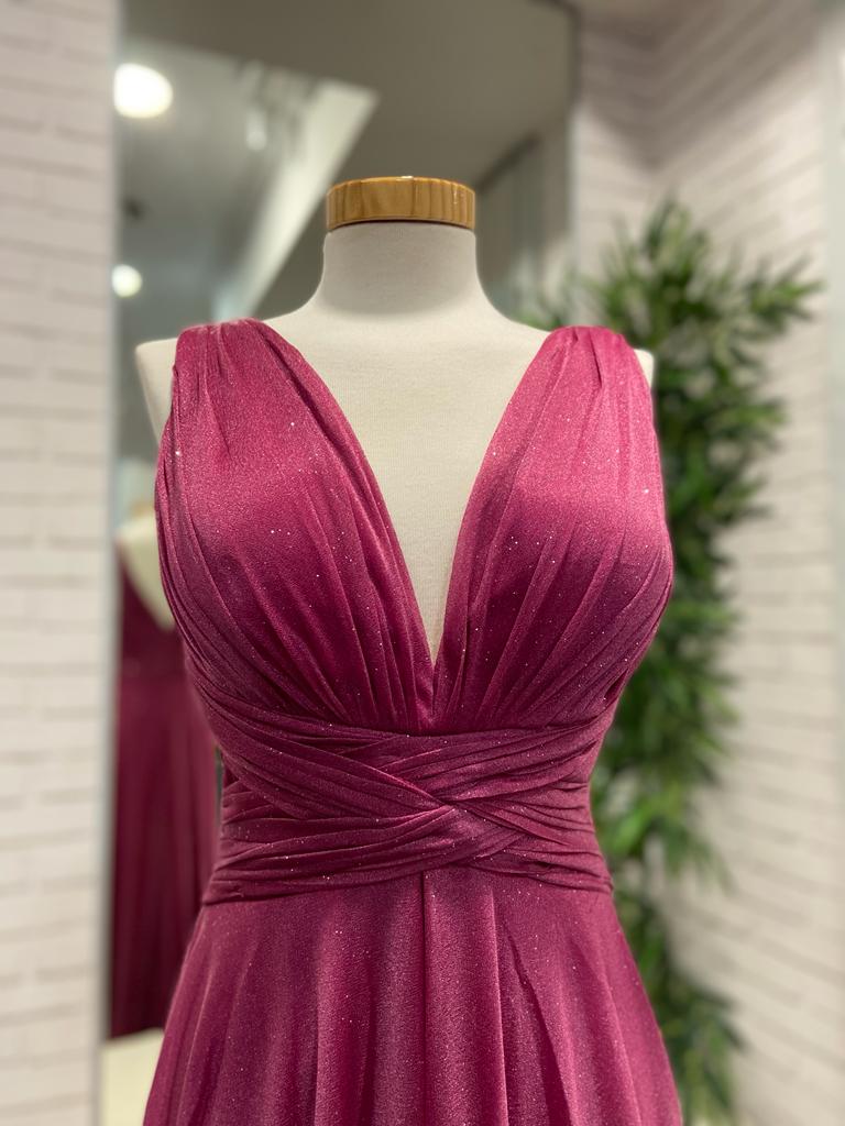 Vestido Dalia Escote Brillo - Imagen 7