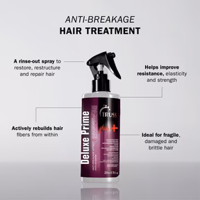 TRUSS Deluxe Prime Plus+ Anti-Breakage – 260 ml Mascarilla líquida reconstructora con efecto anti-rotura para cabello frágil y dañado - Imagen 3