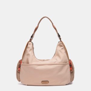 BOLSO DE HOMBRO BEIGE ABBACINO 8127441 TRENDY VIRO