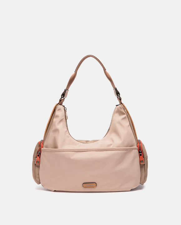 BOLSO DE HOMBRO BEIGE ABBACINO 8127441 TRENDY VIRO - Imagen 2