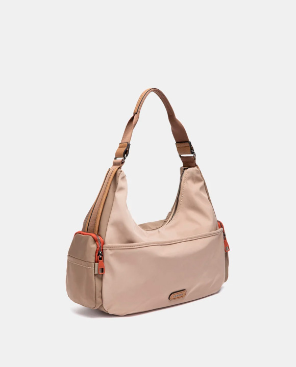 BOLSO DE HOMBRO BEIGE ABBACINO 8127441 TRENDY VIRO - Imagen 3