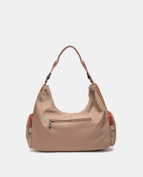 BOLSO DE HOMBRO BEIGE ABBACINO 8127441 TRENDY VIRO - Imagen 4