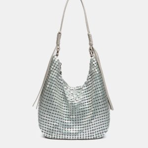 BOLSO DE HOMBRO PLATA ABBACINO 6025735 EVENING NEXO