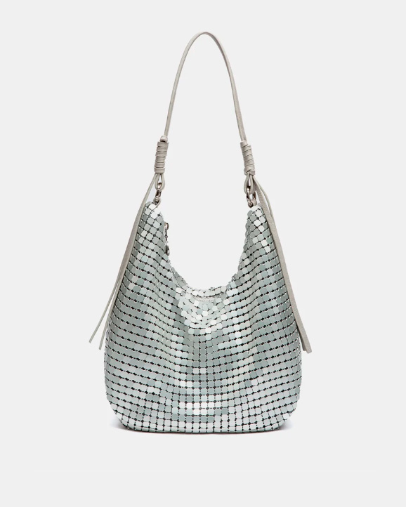 BOLSO DE HOMBRO PLATA ABBACINO 6025735 EVENING NEXO