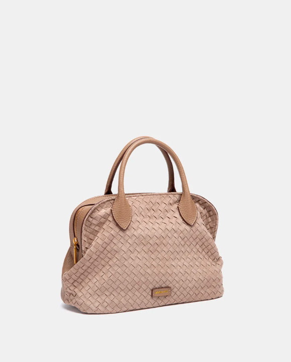BOLSO DE MANO TRENZADO BEIGE ABBACINO 8127841 TRENDY OREL - Imagen 3