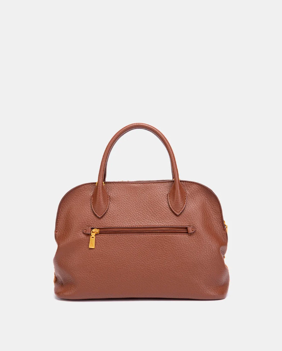 BOLSO DE MANO TRENZADO COGNAC ABBACINO 8127853 TRENDY OREL - Imagen 4