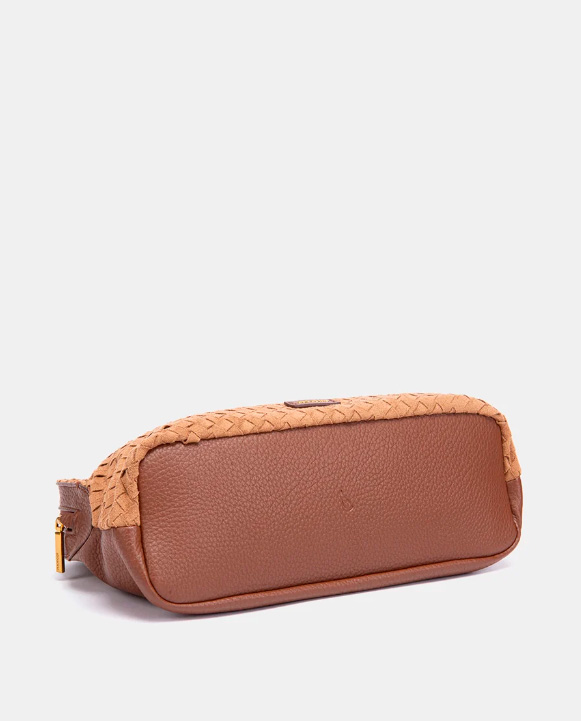 BOLSO DE MANO TRENZADO COGNAC ABBACINO 8127853 TRENDY OREL - Imagen 6