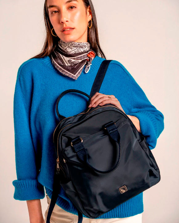 BOLSO MOCHILA AZUL ABBACINO 8131880 TRENDY EIRA - Imagen 3