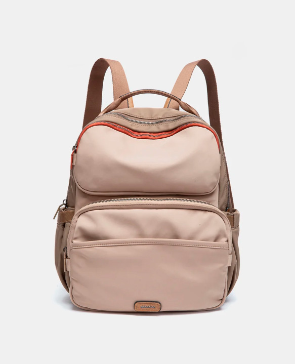 BOLSO MOCHILA BEIGE ABBACINO 8127341 TRENDY VIRO
