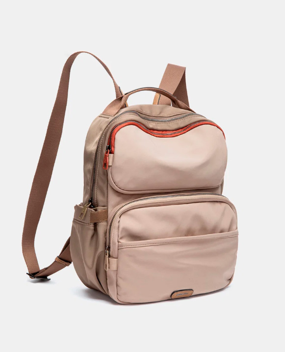 BOLSO MOCHILA BEIGE ABBACINO 8127341 TRENDY VIRO - Imagen 3