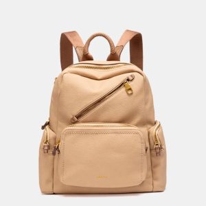 BOLSO MOCHILA BEIGE ABBACINO 8129941 TRENDY CIRO