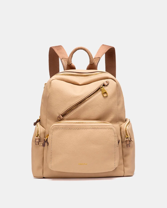 BOLSO MOCHILA BEIGE ABBACINO 8129941 TRENDY CIRO - Imagen 2
