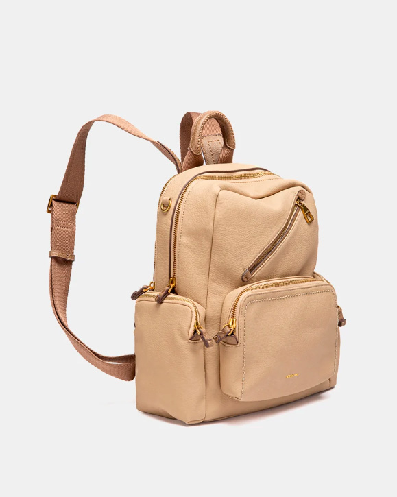 BOLSO MOCHILA BEIGE ABBACINO 8129941 TRENDY CIRO - Imagen 3