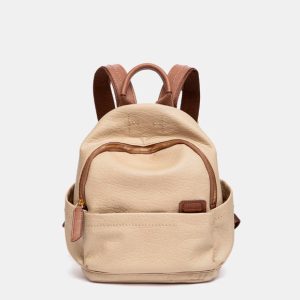 BOLSO MOCHILA BEIGE ABBACINO 8131441 TRENDY NYRA