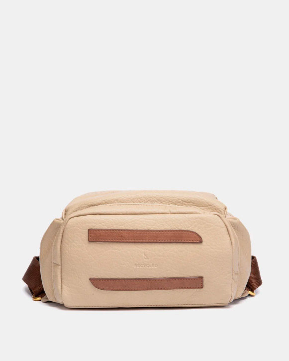 BOLSO MOCHILA BEIGE ABBACINO 8131441 TRENDY NYRA - Imagen 5